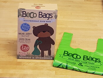 Hundbajspåsar, miljövänliga,knythandtag, 120-pack