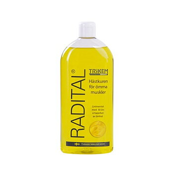 Liniment Radital - hund, häst och människa, med stela leder, artros, ger bättre blodcirkulation