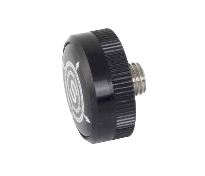 Shrewd End Weight Revel 1/2 oz Cylindrical Domed Decal Black