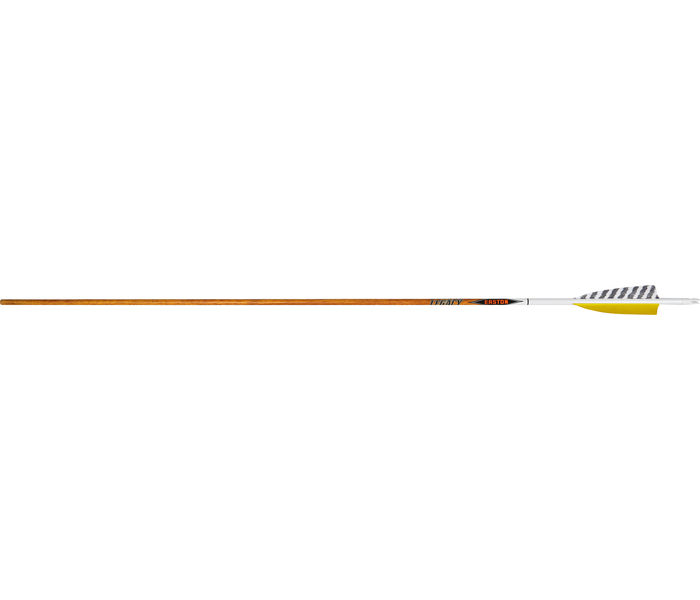  Easton Arrow Carbon Hunting Legacy 4" Feathers Helical 6-pack - 3