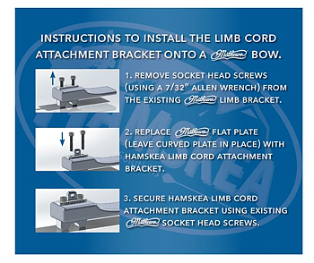 Hamskea Limb Cord Attachment Bracket