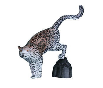 Rinehart Target 3D Leopard w/Rock