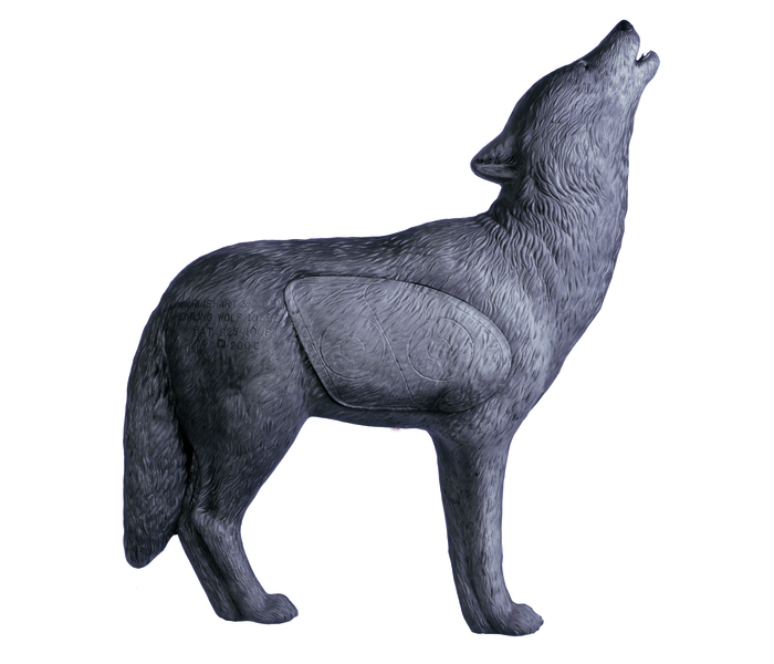 Rinehart Target 3D Howling Wolf Grey