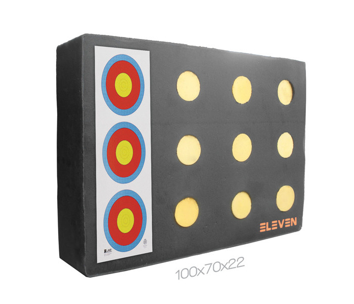 Eleven Plus Target Polyfoam 70 x 100 cm with 12 x 9,5 cm EZ-Pull Insert