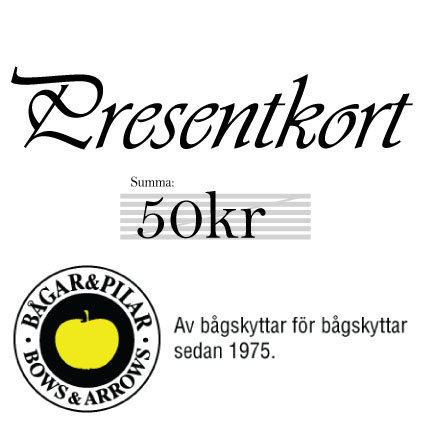 Presentkort 50 kr