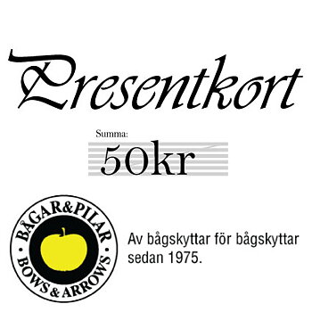 Presentkort 50 kr