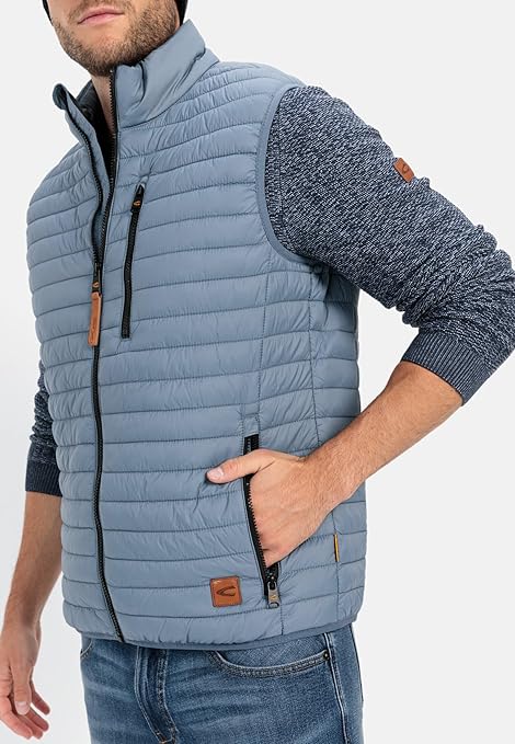 Quiltad väst blå från camel active,  - 3