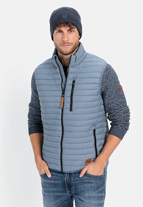 Quiltad väst blå från camel active,  - 4