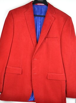 Blazer röd C50, 2 knapp