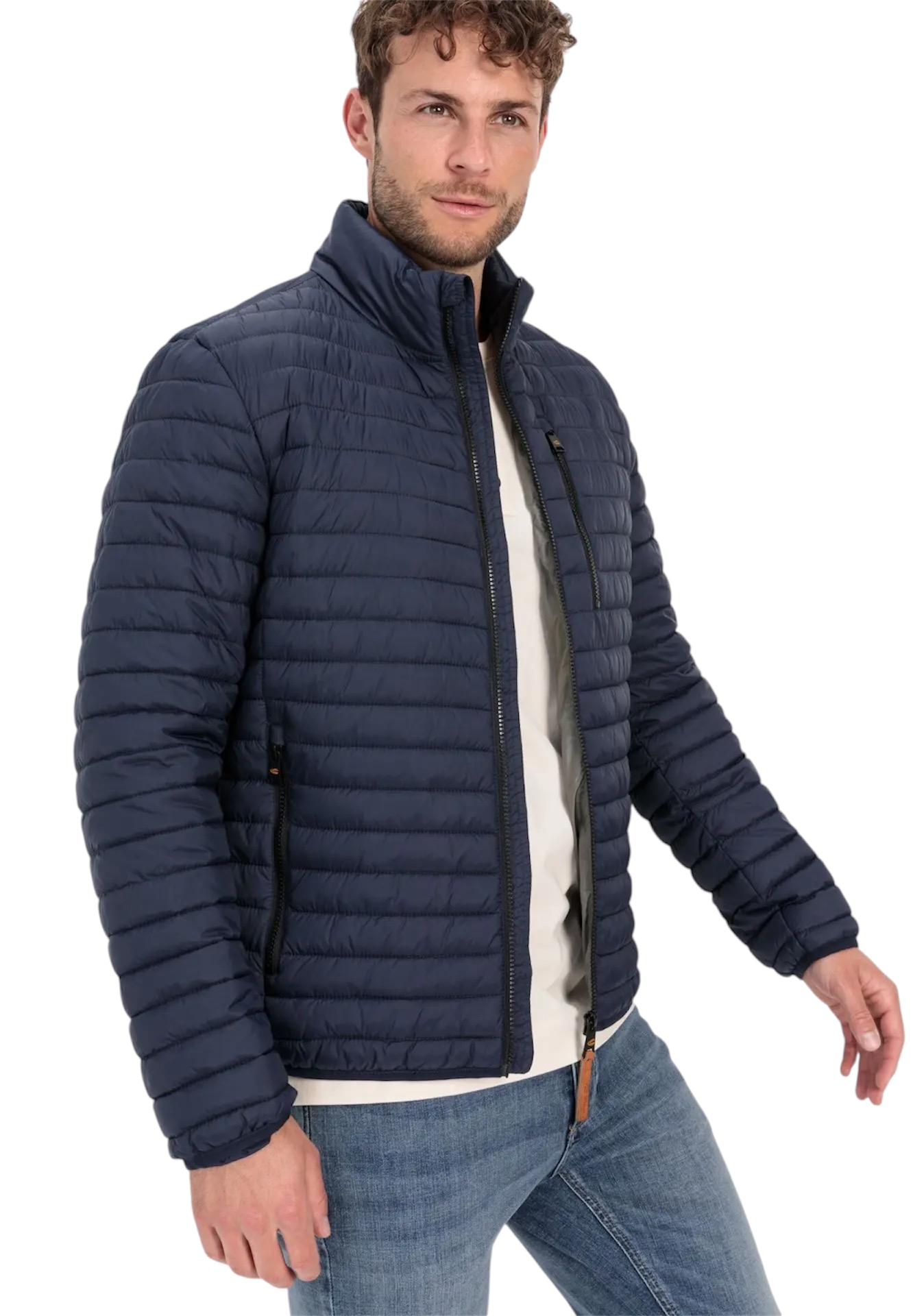 Quiltad jacka mörkblå  från camel active,  - 4