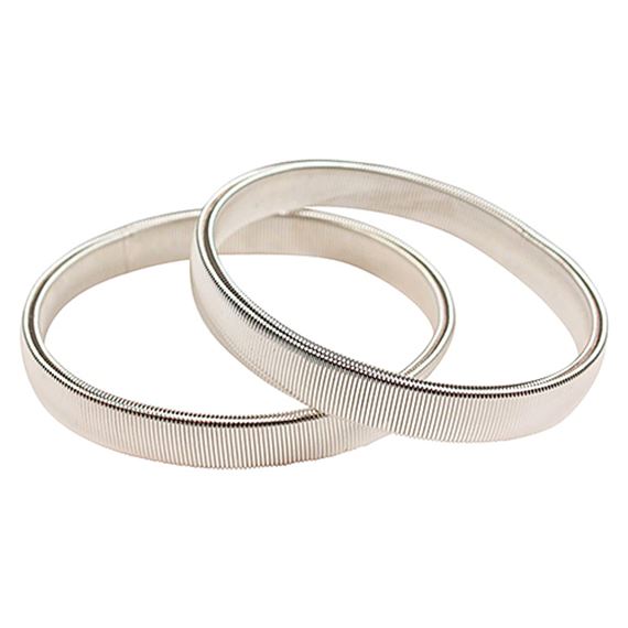 Ärmhållare i metall, silver - 2