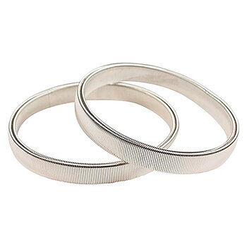 Ärmhållare i metall, silver