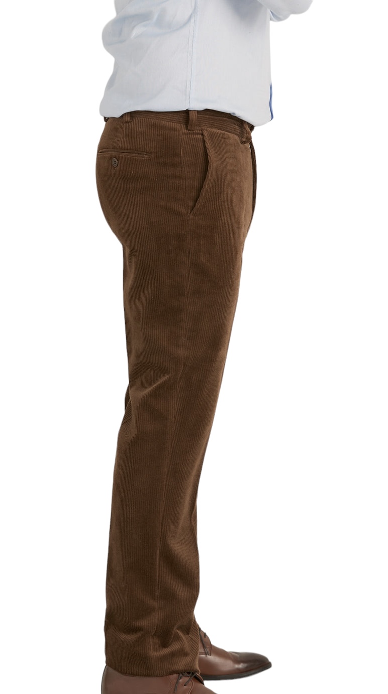 Manchesterbyxor COGNAC - 4