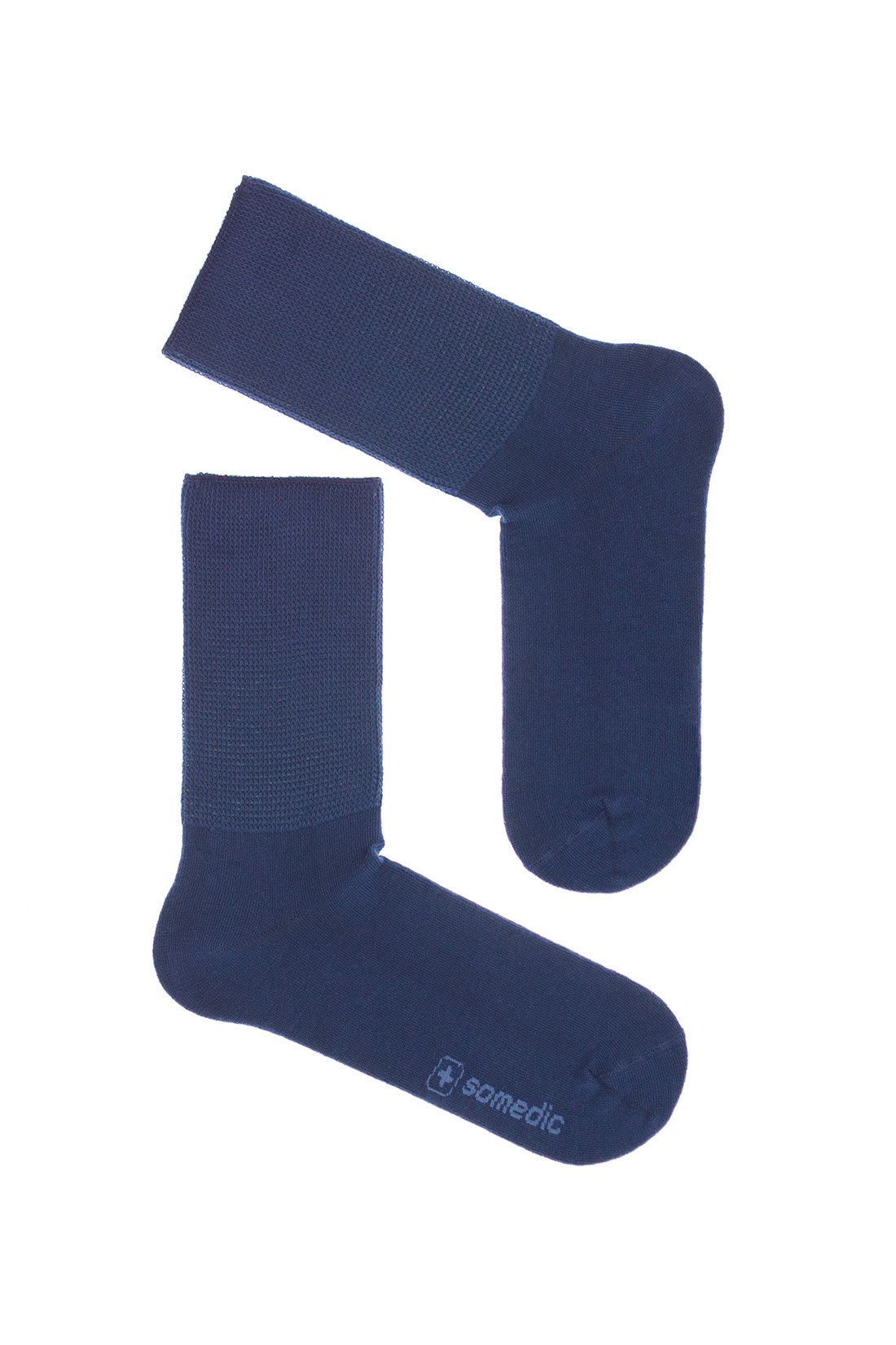Medicinska strumpor 48-50, lös resår  navy - 2