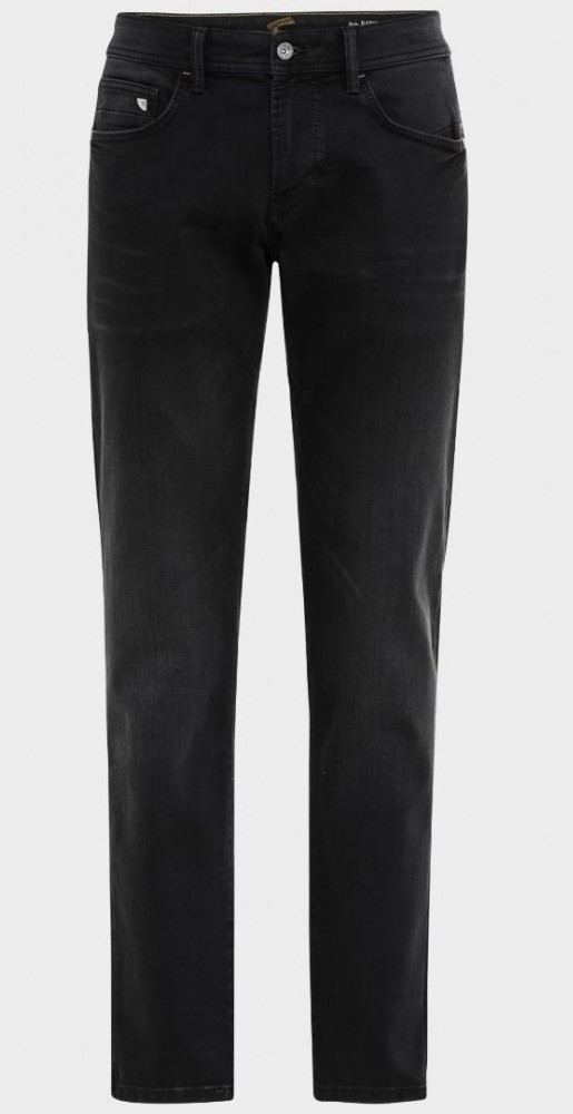 Jeans 5- Pocket, black used, camel active. - Nisses Herrmode