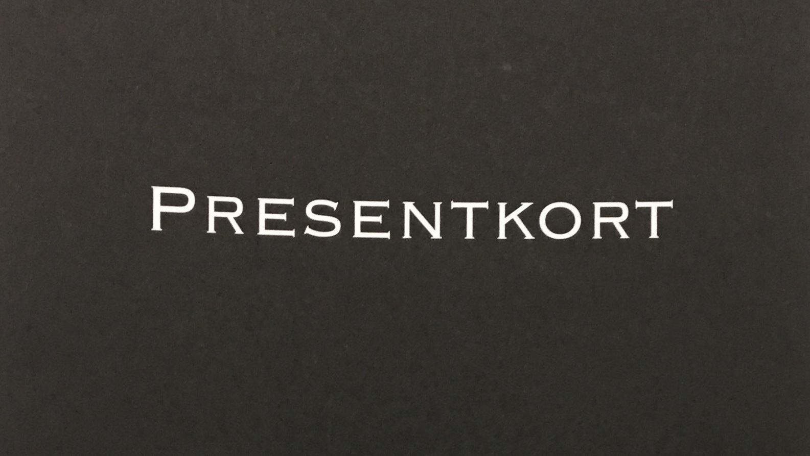 Presentkort