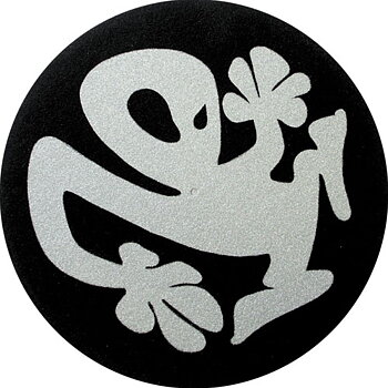 Slipmats Plastikman black/silver Twin pack