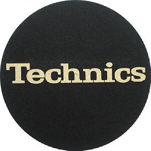 Slipmats Technics Logo gold Twin pack