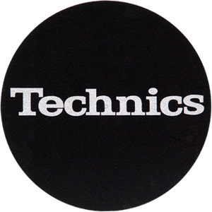 Slipmats Technics Logo silver Twin pack