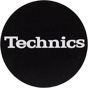 Slipmats Technics Logo silver Twin pack