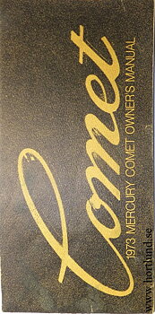 1973 Mercury Comet Owners Manual