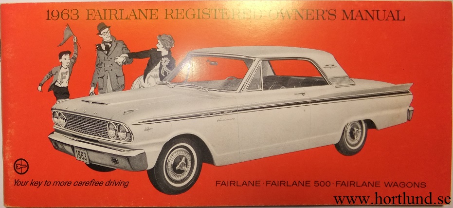 1963 Ford Fairlane Owners Manual