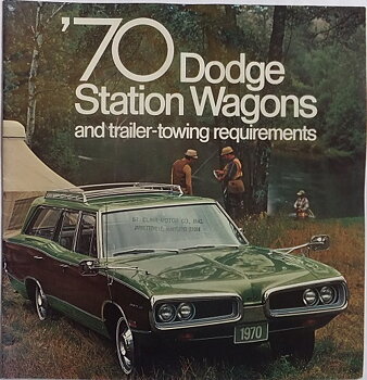 1970 Dodge Station Wagons Broschyr
