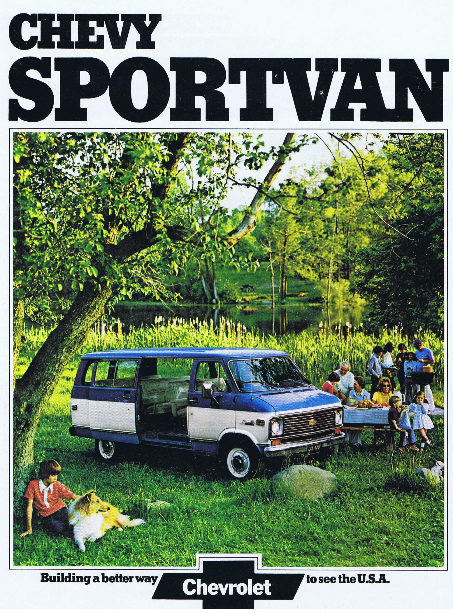 1974 Chevrolet Sportvan Broschyr