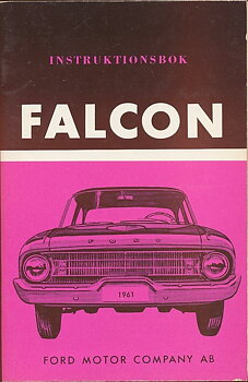 1961 Ford Falcon Instruktionsbok svensk