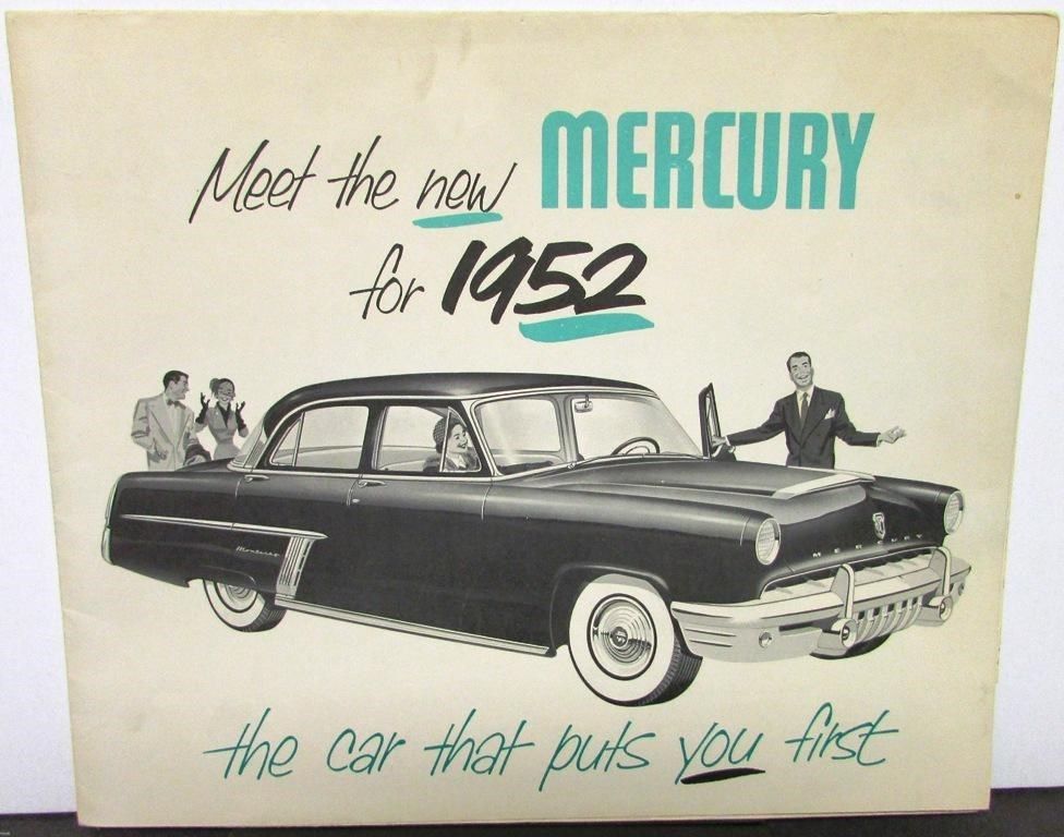 1952 Mercury broschyr Meet the new...