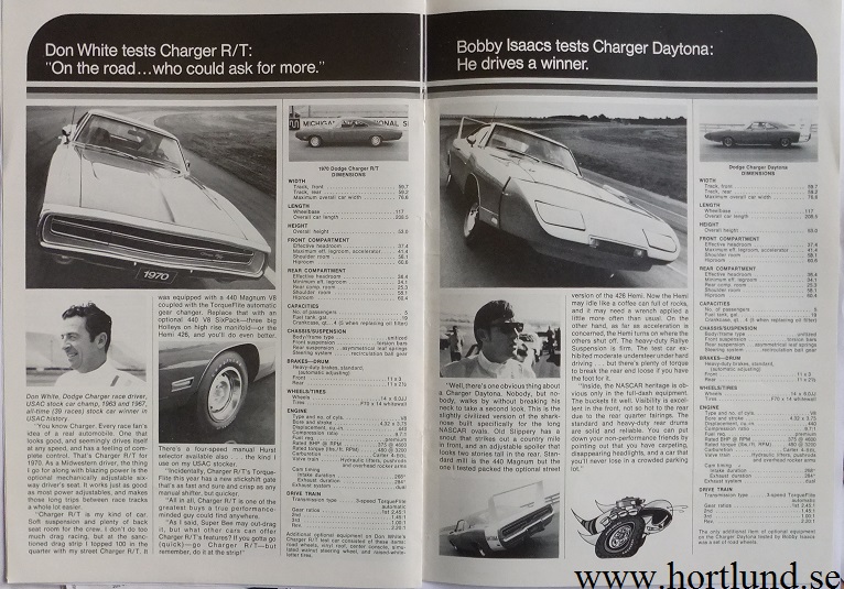 1970 Dodge Scat Pack Broschyr - 3