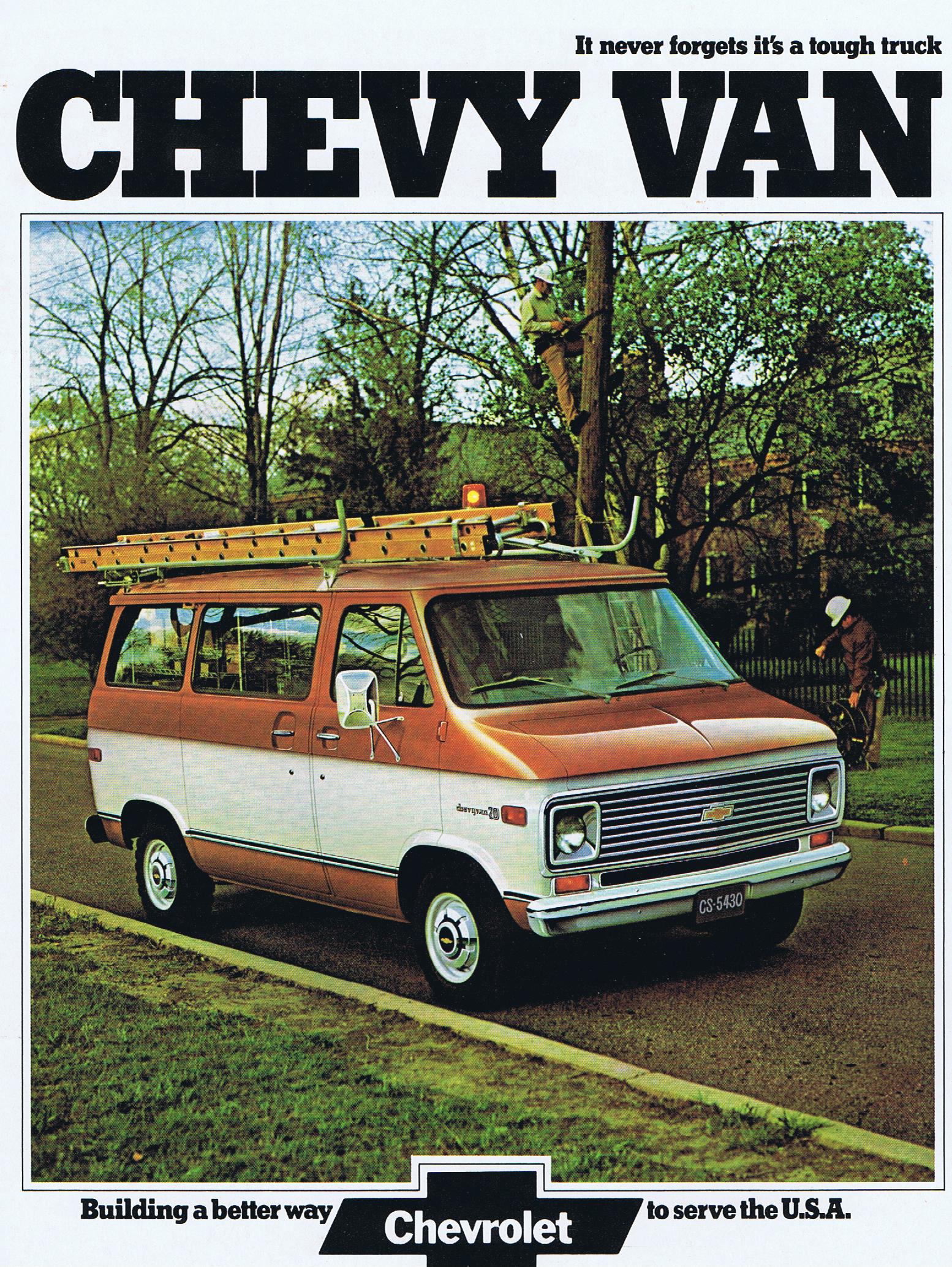 1974 Chevrolet Chevy Van Broschyr