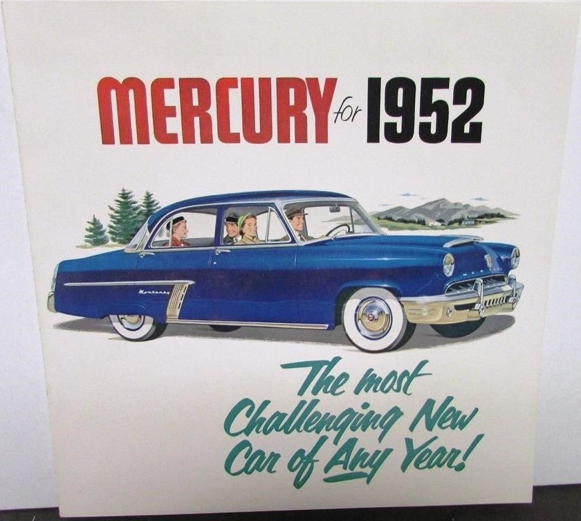 1952 Mercury broschyr The most Challenging...