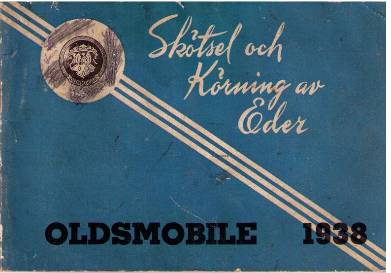 1938 Oldsmobile svensk Instruktionsbok