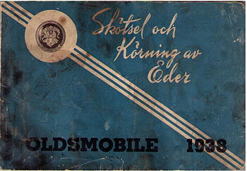 1938 Oldsmobile svensk Instruktionsbok