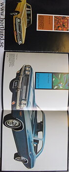1970 Dodge Plymouth Broschyr svensk