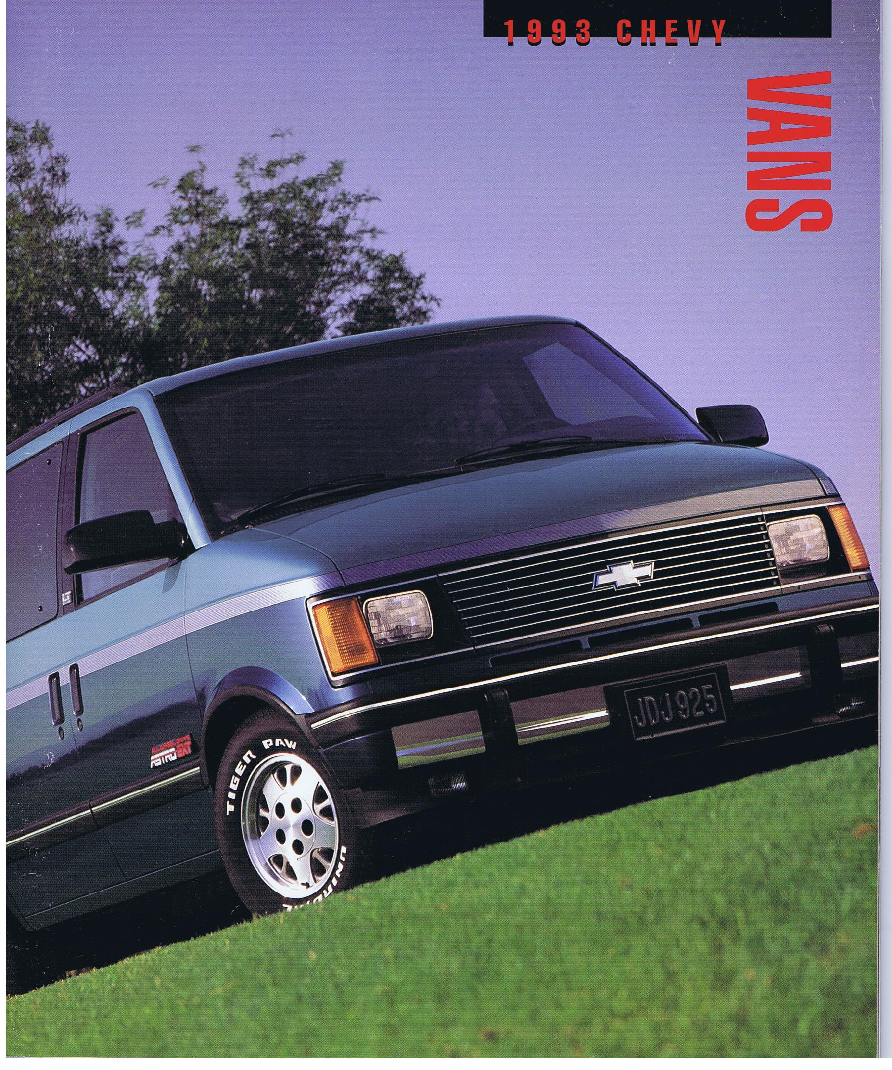 1993 Chevrolet Truck Vans Broschyr