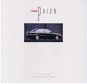 1993 Chevrolet GEO Prizm Broschyr