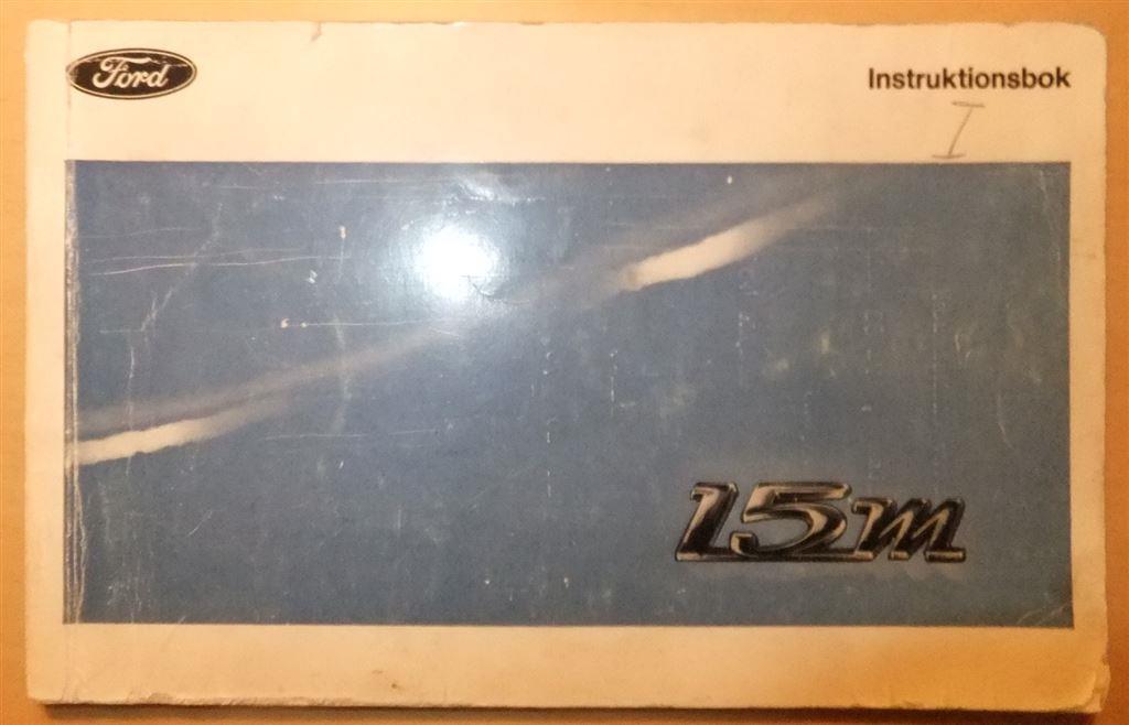 1970 Ford 15M Instruktionsbok