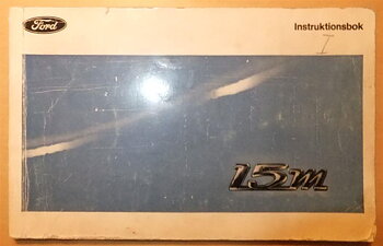 1970 Ford 15M Instruktionsbok
