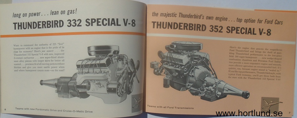 1959 Ford broschyr Motorer - 3
