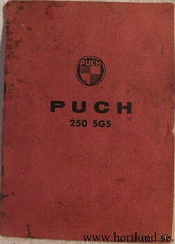 1953-1970 Puch 250 SGS Instruktionsbok svensk