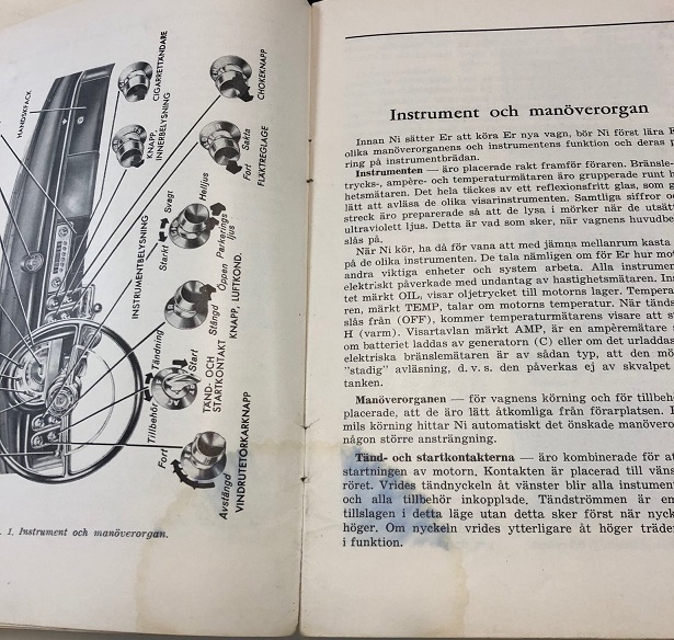 1953 Ford V-8 instruktionsbok, Svensk - 3