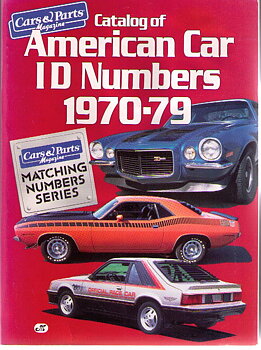 1970 - 1979 Catalog of American Car ID Numbers