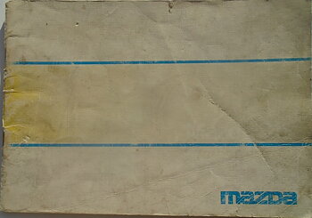 1976 Mazda 818 Instruktionsbok