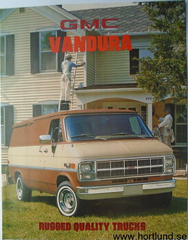 1981 GMC Vandura Broschyr