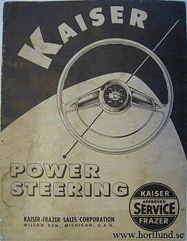 1953 Kaiser Power Steering Shop Manual