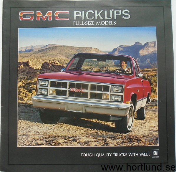 1984 GMC Pickups Broschyr