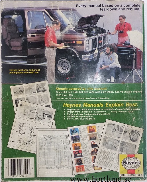 1968-1995 Chevrolet & GMC Full-Size Vans Repair Manual - 3