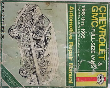 1968-1995 Chevrolet & GMC Full-Size Vans Repair Manual